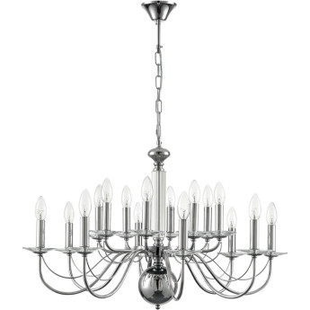 Люстра подвесная LUMION INCANTO 8034/16 CLASSI LN25 Е14 16*40W 220V хром, металл/стекло